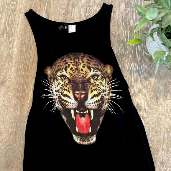 Cheetah face tank top dress - Picture 2 of 3